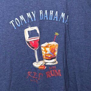 Tommy Bahama Graphic T-Shirt – Red Rum Cocktail Print – Men’s Size Large